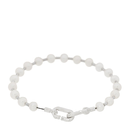 Tiffany Sterling Silver Pearl 5-6mm HardWear Bracelet 2 of 4