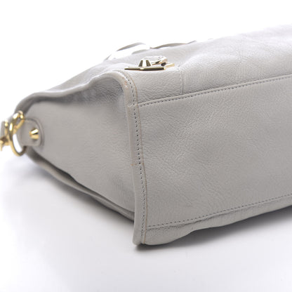 Balenciaga Chevre Gold Metallic Edge Hardware City Gris Glace 8 of 11