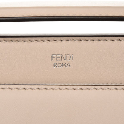 Fendi Vitello Baltico Flowerland Studded Dotcom Satchel Camelia Multicolor 6 of 12