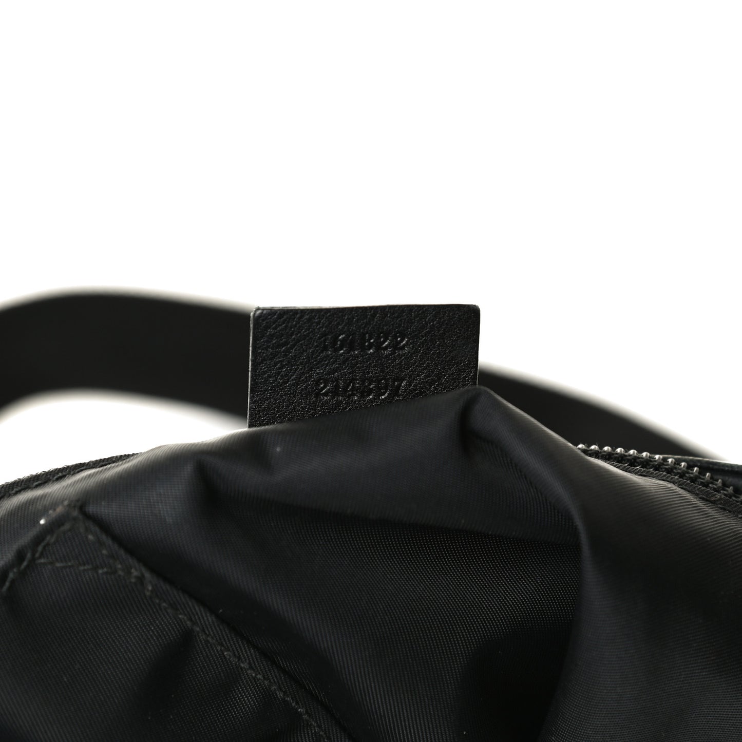 Guccissima Nylon Messenger Bag Black