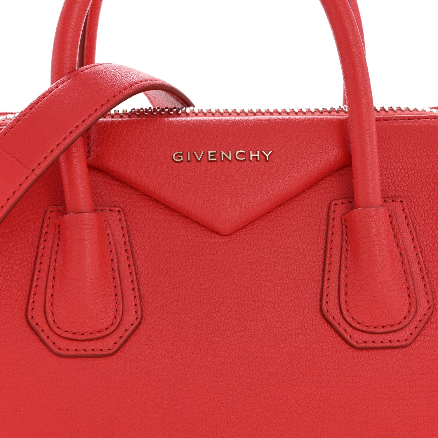 Givenchy Sugar Goatskin Small Antigona Medium Red 8 of 12