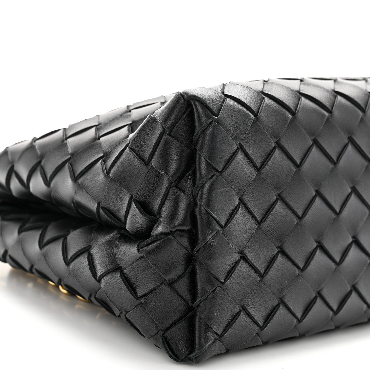 Bottega Veneta Nappa Intrecciato Small Andiamo With Chain Shoulder Bag Black 9 of 10
