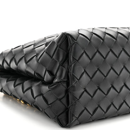 Bottega Veneta Nappa Intrecciato Small Andiamo With Chain Shoulder Bag Black 9 of 10