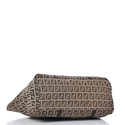 Fendi Zucchino Shopper Tote Brown 4 of 11
