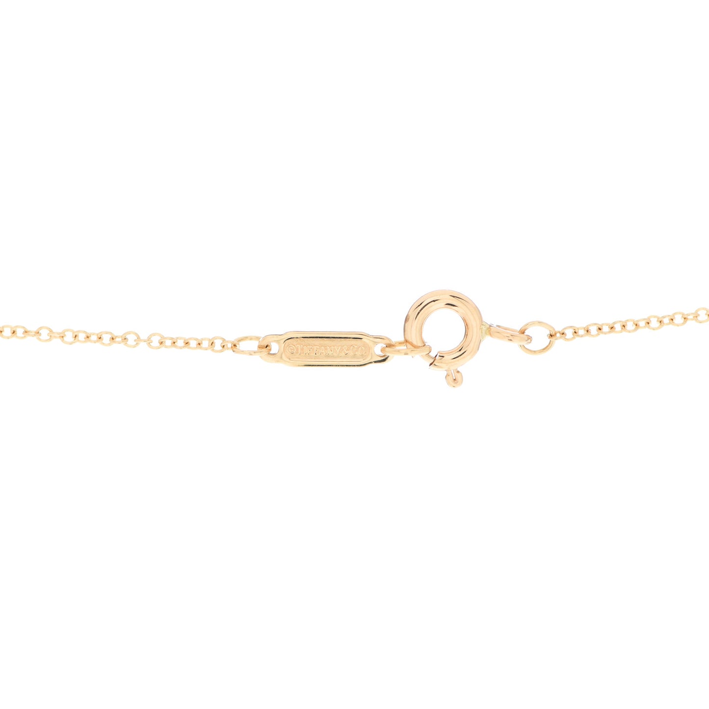 Platinum 18K Yellow Gold Diamond Schlumberger Lynn Pendant Necklace