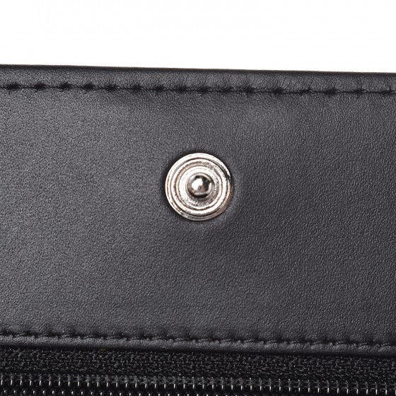Chanel Shiny Aged Calfskin Quilted Boy Wallet On Chain WOC So Black 11 of 12