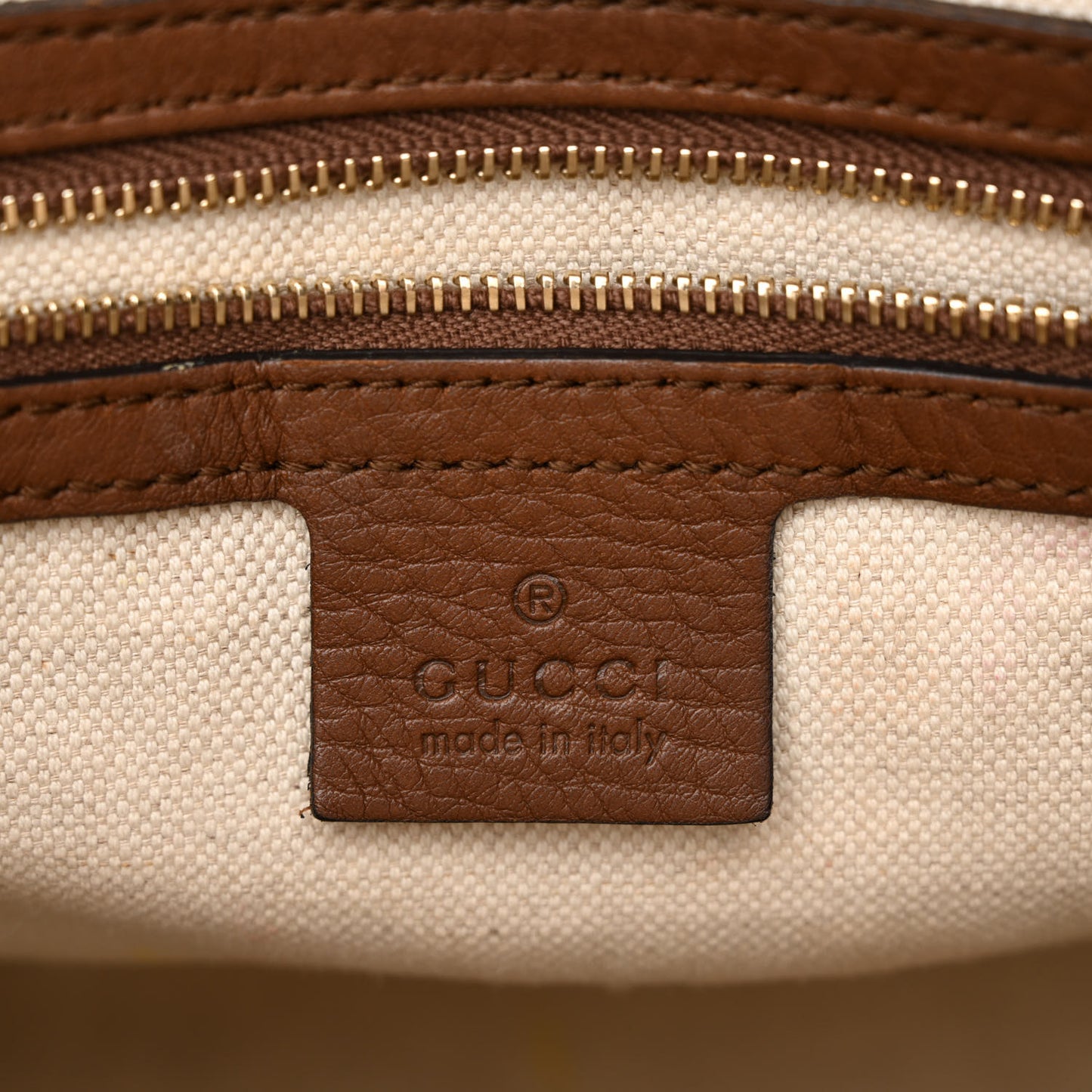 Monogram Web Medium Boston Dark Brown