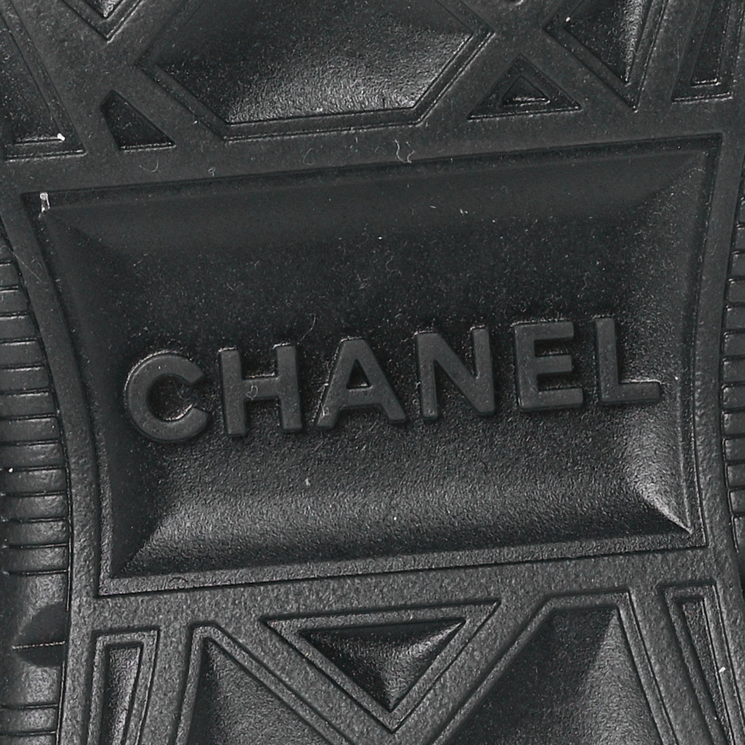 Chanel Nylon Suede Calfskin CC Sneakers 40 Black 6 of 9