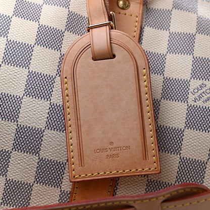 Louis Vuitton Damier Azur Keepall Bandouliere 45 7 of 15