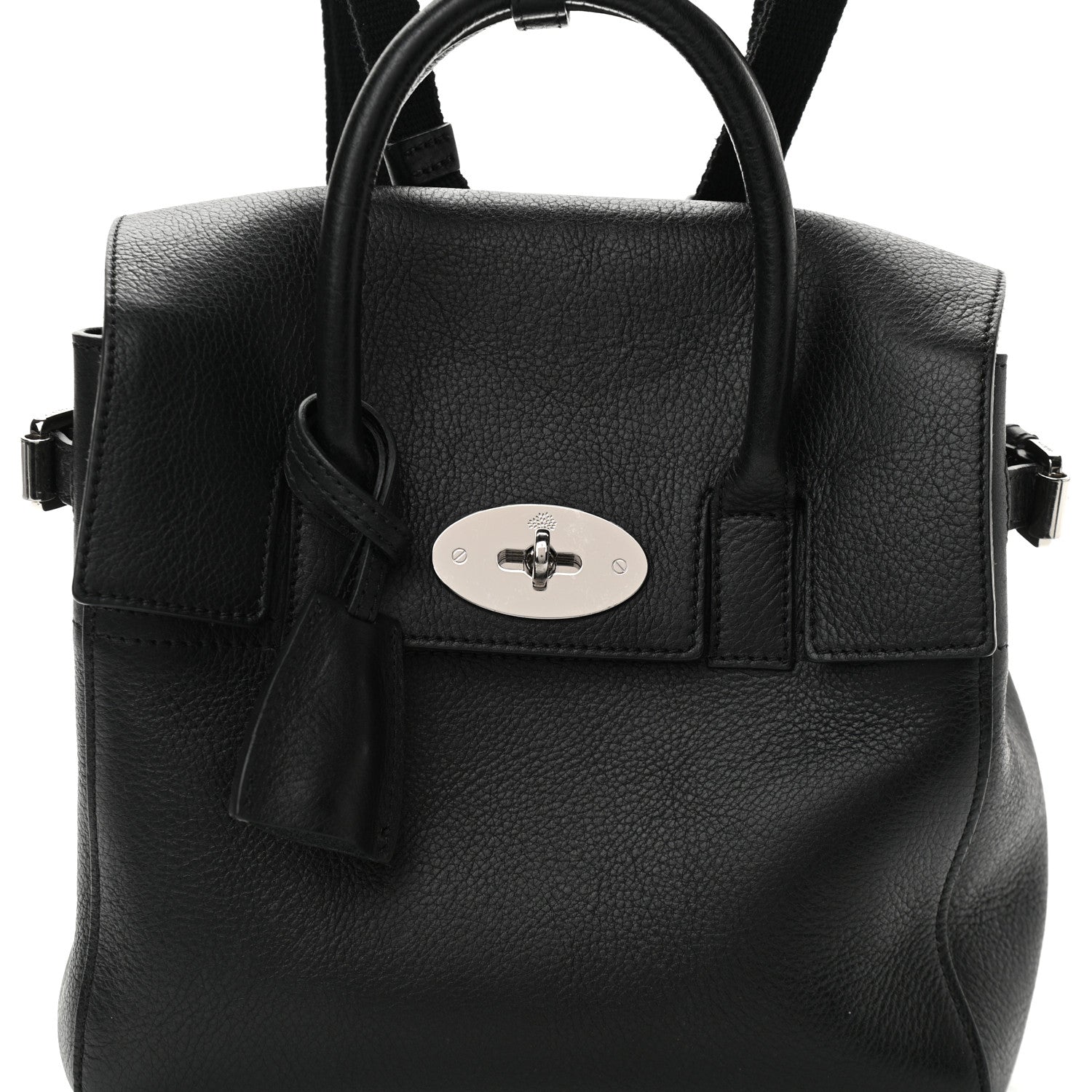 Mulberry Natural Leather Mini Cara Delevingne Convertible Satchel Black 11 of 11