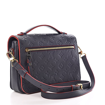 Louis Vuitton Empreinte Pochette Metis Marine Rouge 3 of 10