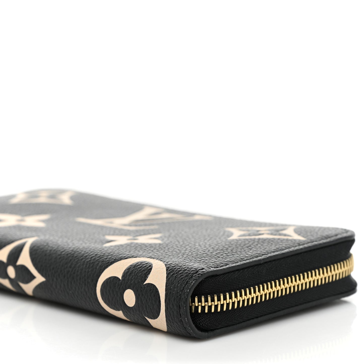 Empreinte Monogram Giant Zippy Wallet Black Beige