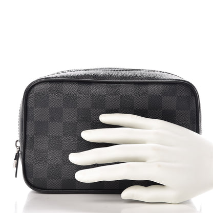 Louis Vuitton Damier Graphite Toilet Pouch PM 2 of 7