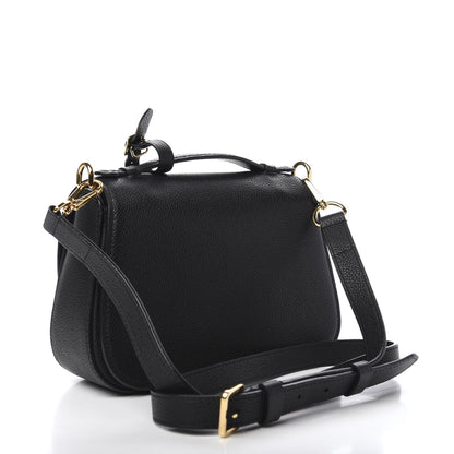 Louis Vuitton Grained Calfskin Vivienne NM Black 3 of 11
