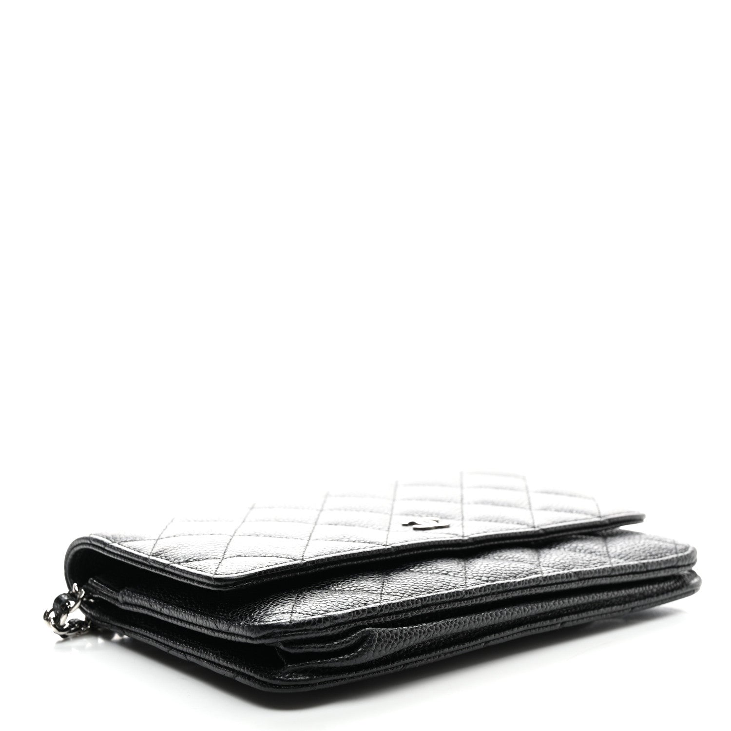 Chanel Caviar Quilted Wallet On Chain WOC Black 3 of 10