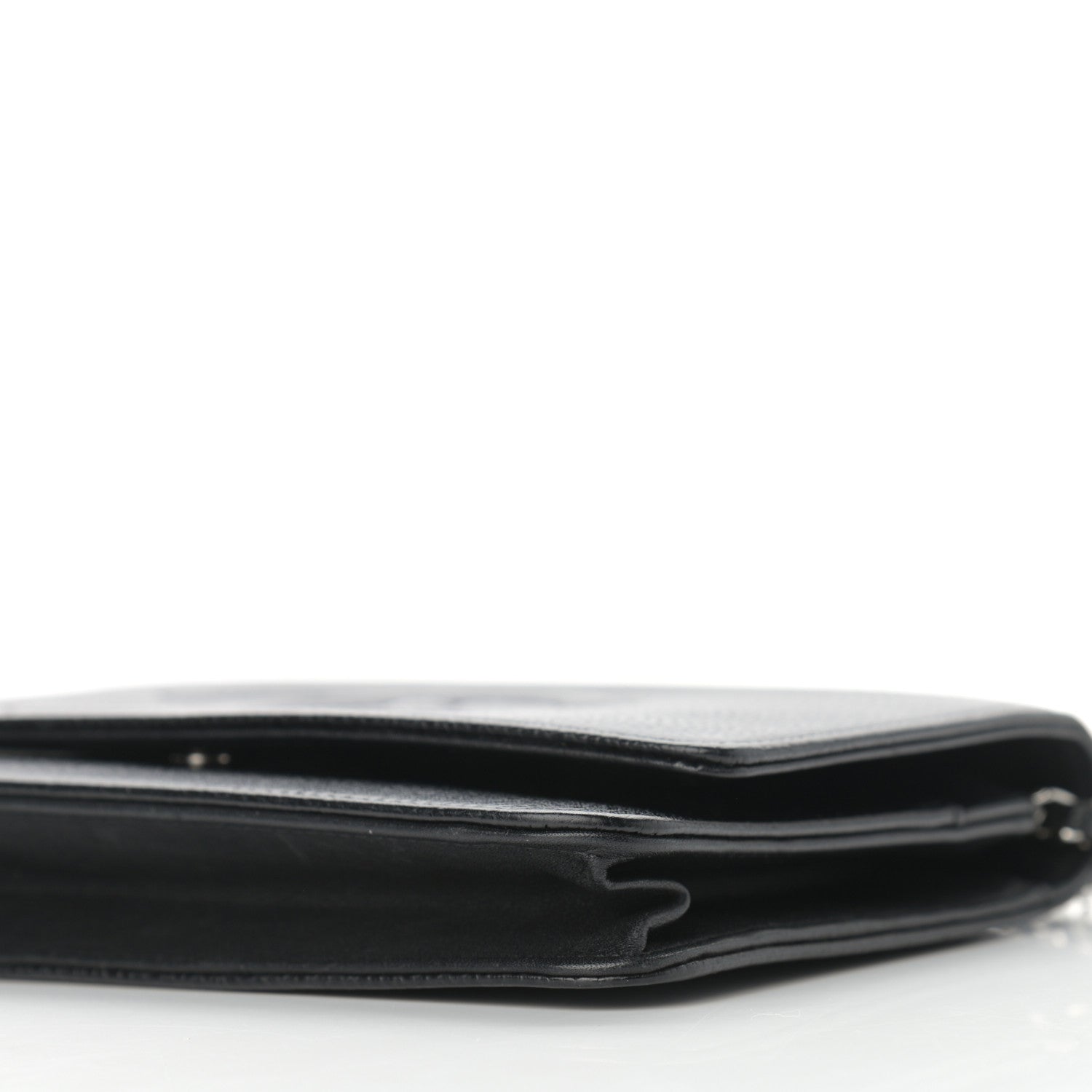 Chanel Caviar Timeless CC Wallet On Chain WOC Black 6 of 11
