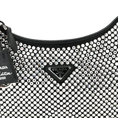 Prada Satin Crystal Mini Re-Edition 2000 Bag Cristal 8 of 12