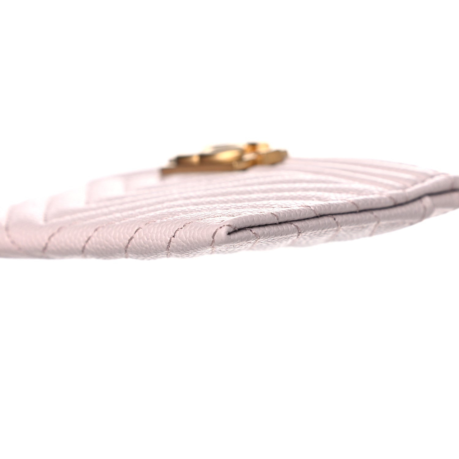 Chanel Caviar Quilted Chevron Boy Card Holder Light Purple 11 of 12