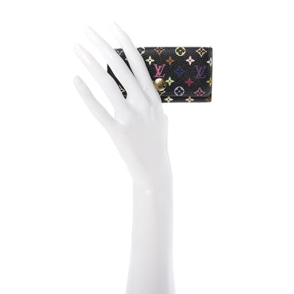 Louis Vuitton Monogram Multicolor Multicles 4 Key Holder Black 2 of 9