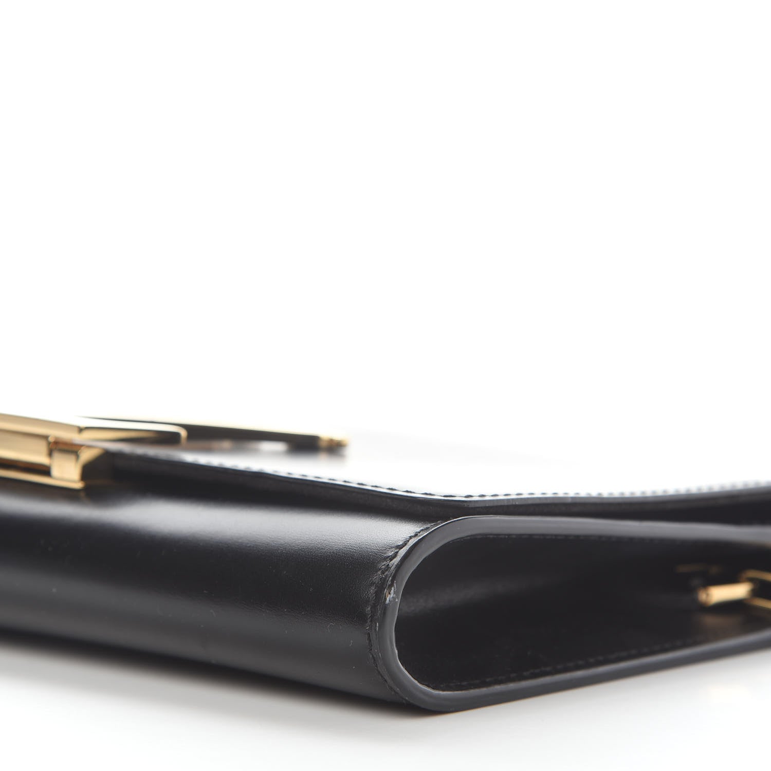 Louis Vuitton Calfskin Chain Louise GM Black 8 of 9