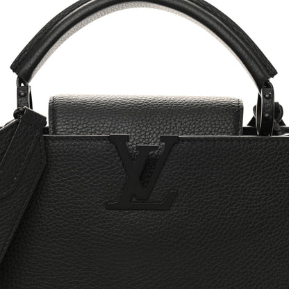 Louis Vuitton Taurillon Capucines BB Matte Black 7 of 10