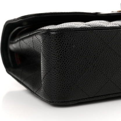 Chanel Caviar Quilted Small Double Flap Black 9 of 11