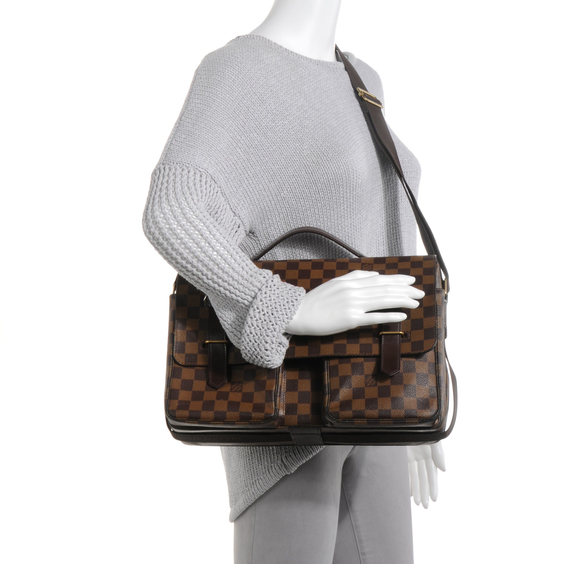 Louis Vuitton Damier Ebene Broadway Messenger Bag 2 of 7