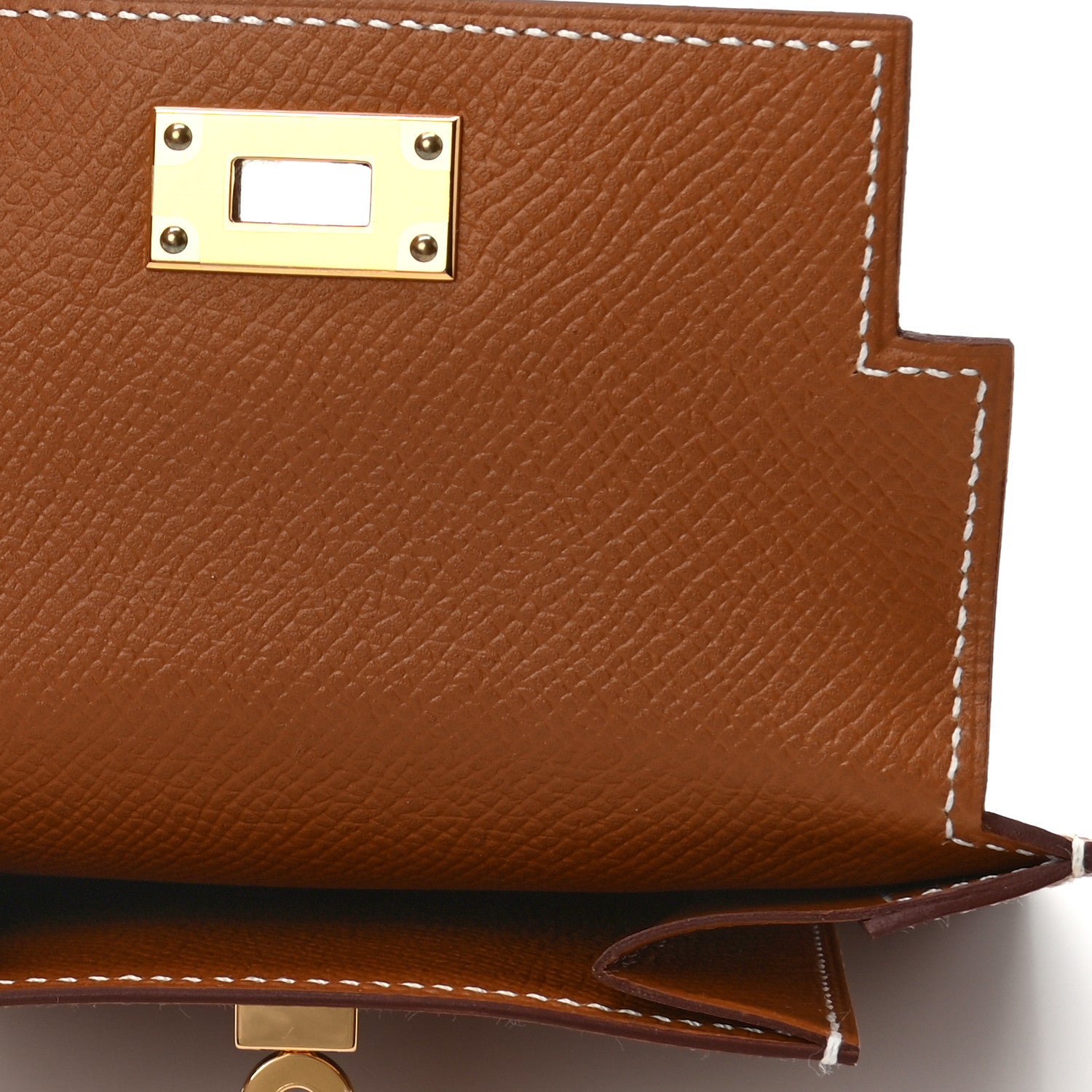 Hermes Epsom Kelly Pocket Compact Wallet Gold 5 of 7