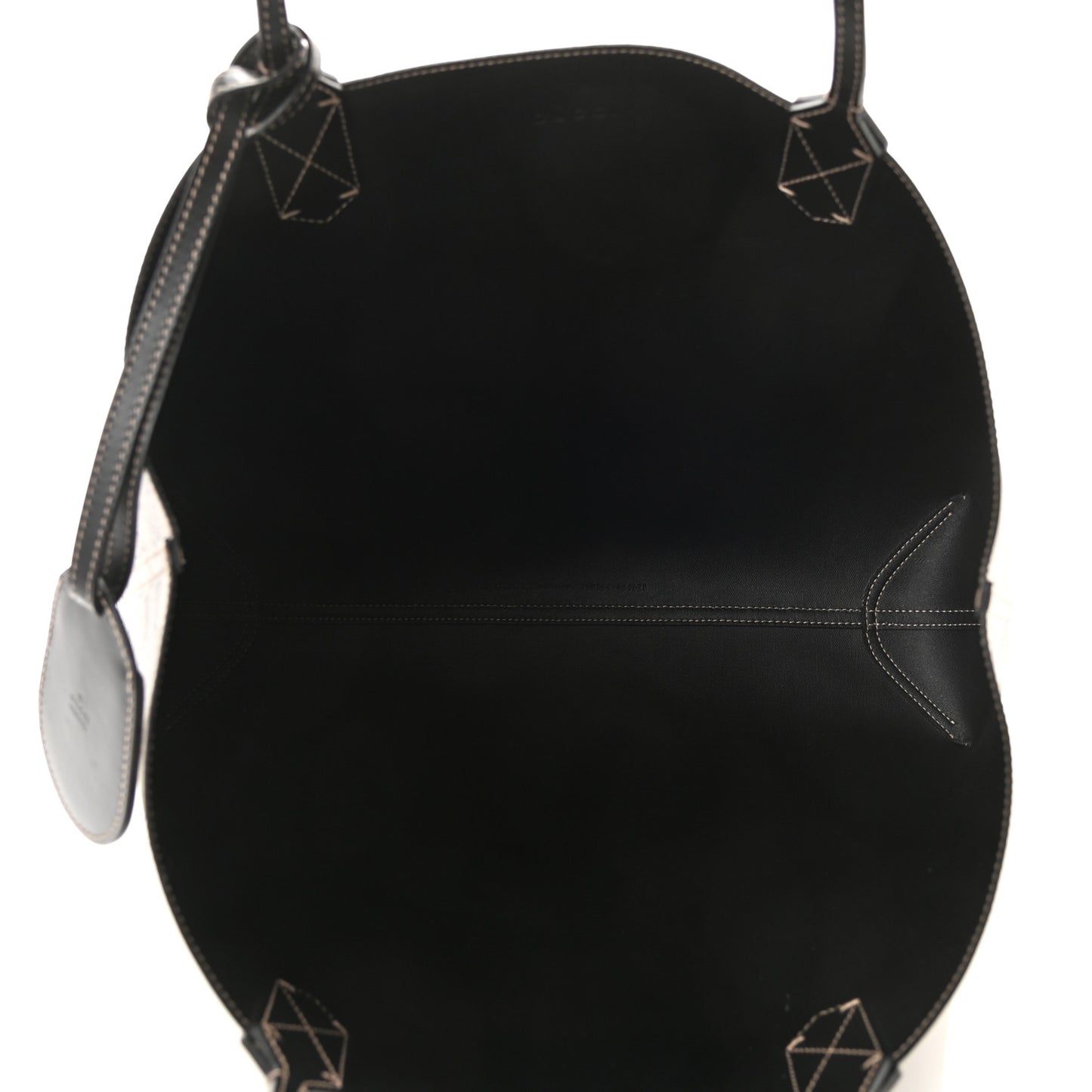Calfskin GG Supreme Monogram Medium Reversible Tote Black
