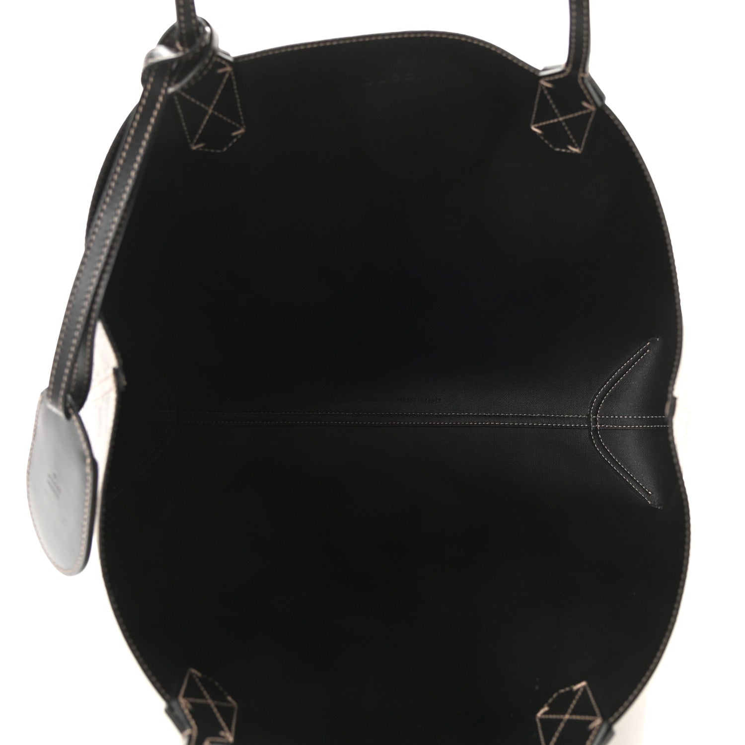 Gucci Calfskin GG Supreme Monogram Medium Reversible Tote Black 5 of 16