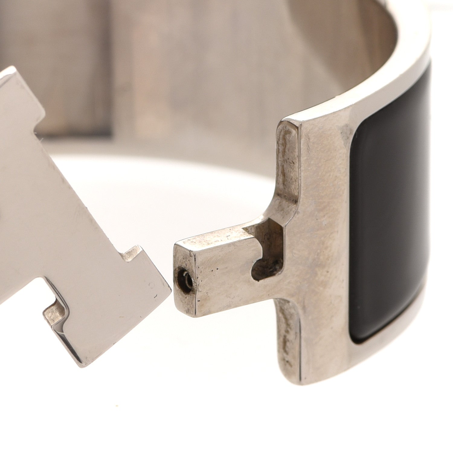 Hermes Enamel Wide Clic Clac H Bracelet PM Black 5 of 5