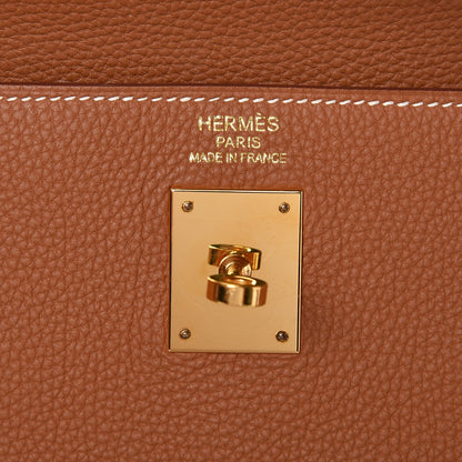 Hermes Togo Kelly Retourne 40 Gold 9 of 36
