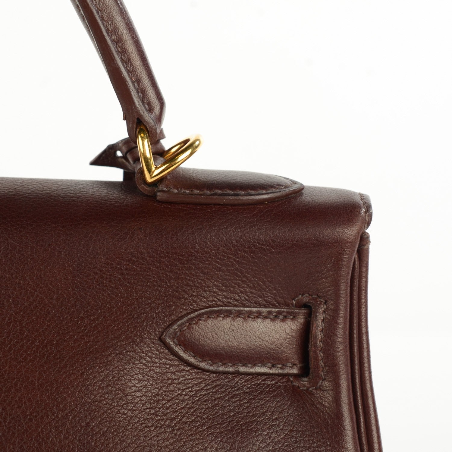 Hermes Evergrain Kelly Retourne 32 Havane 22 of 24