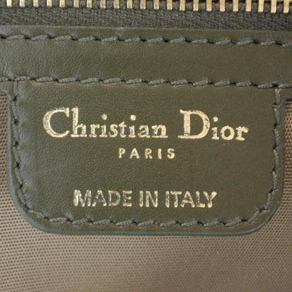 Christian Dior Coated Canvas Cannage Small Panarea Tote Olive 7 of 9