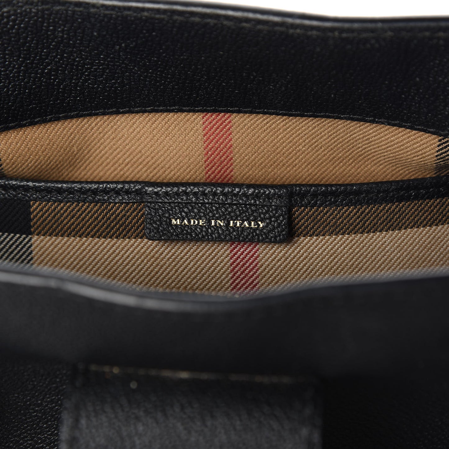 Soft Grain Calfskin Small Buckle Tote Black