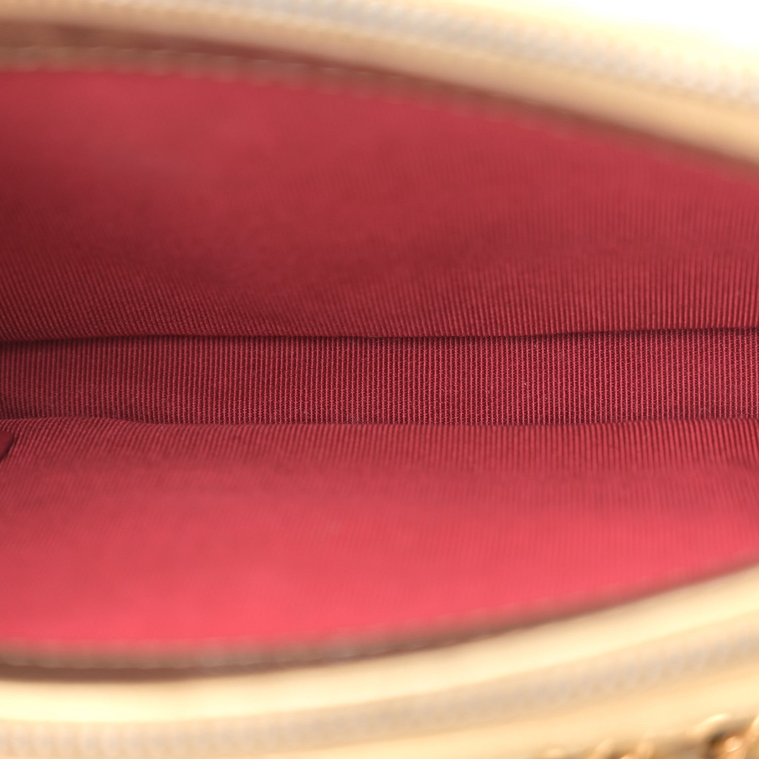 Chanel Metallic Aged Calfskin Quilted Small Gabrielle Clutch With Chain Gold 5 of 11