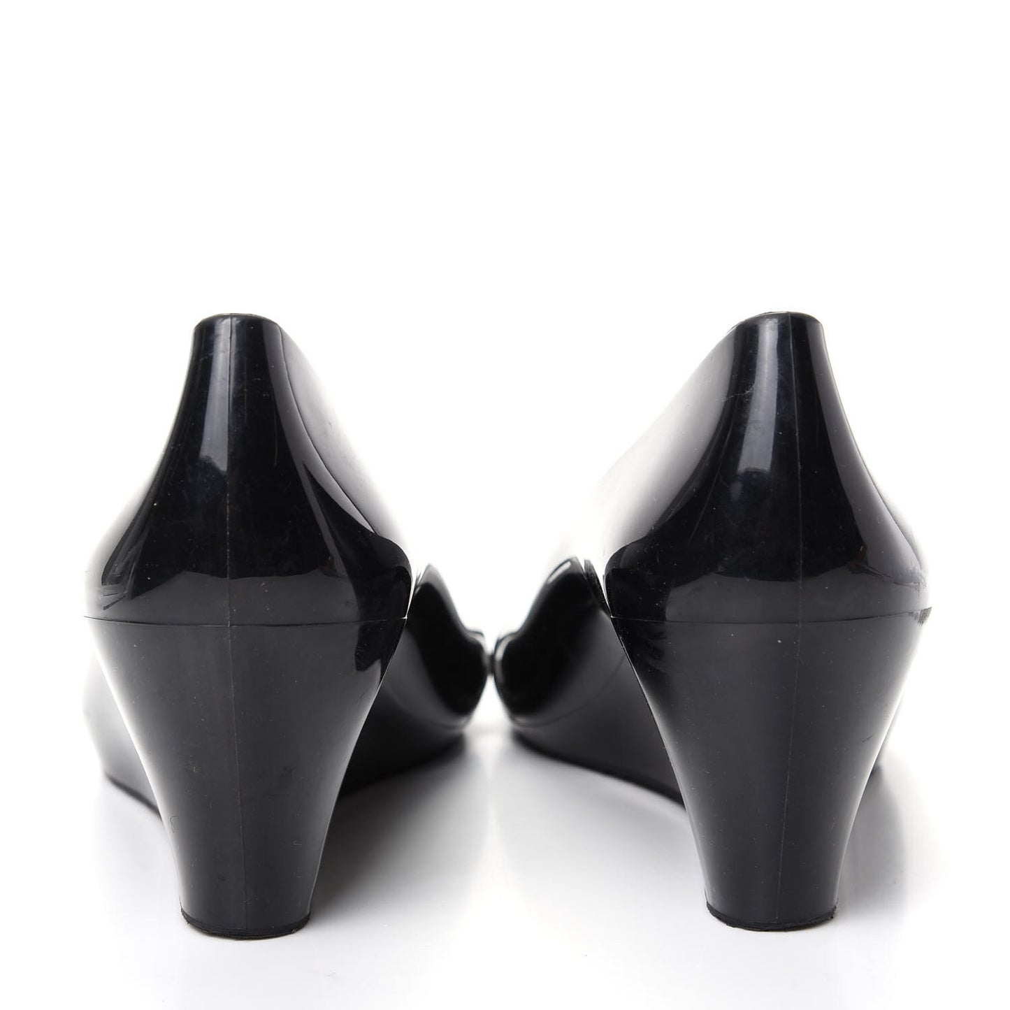 Rubber Jelly Marola Wedges 39 Black