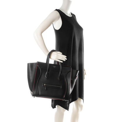 Celine Smooth Calfskin Mini Luggage Black 2 of 7