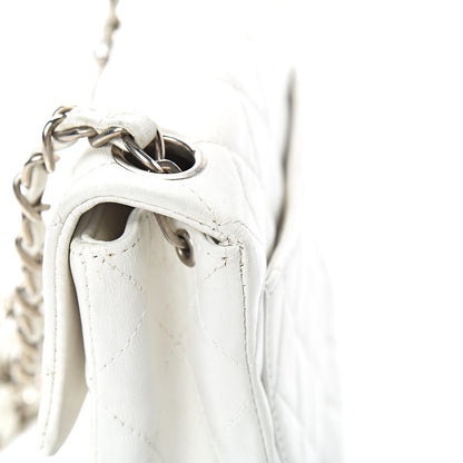 Chanel Lambskin Quilted Mini Square Flap White 13 of 17