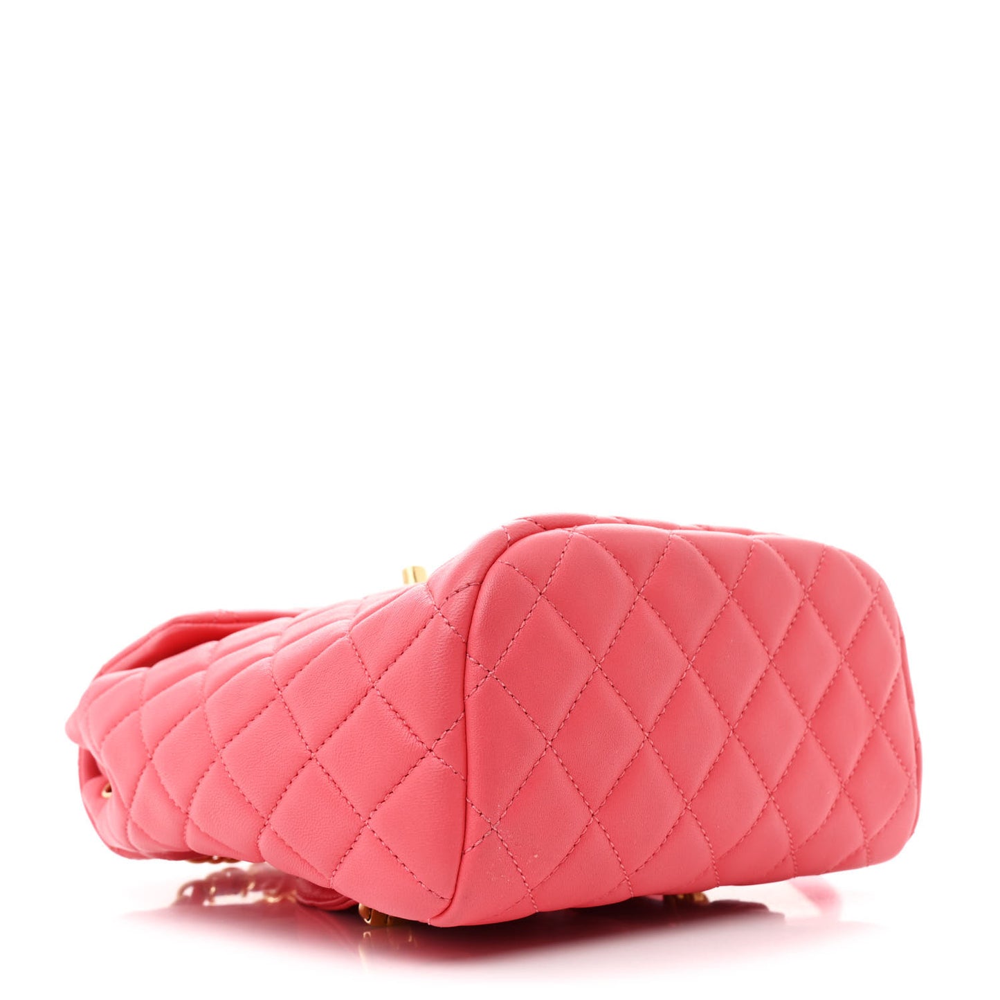 Lambskin Quilted Small Urban Spirit Backpack Dark Pink