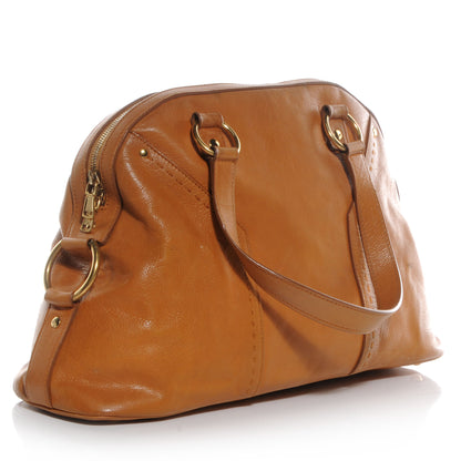Saint Laurent Leather Large Muse Camel 3 of 9