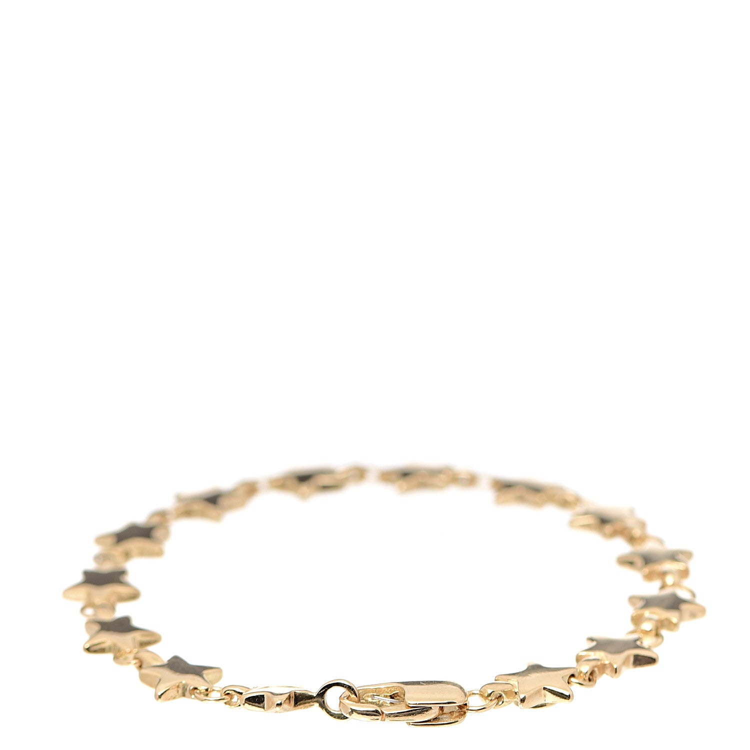 Tiffany 18K Yellow Gold Chain of Stars Bracelet 3 of 6