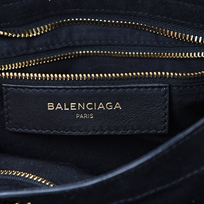 Balenciaga Suede Gold Metallic Edge Hardware S City Black 5 of 10