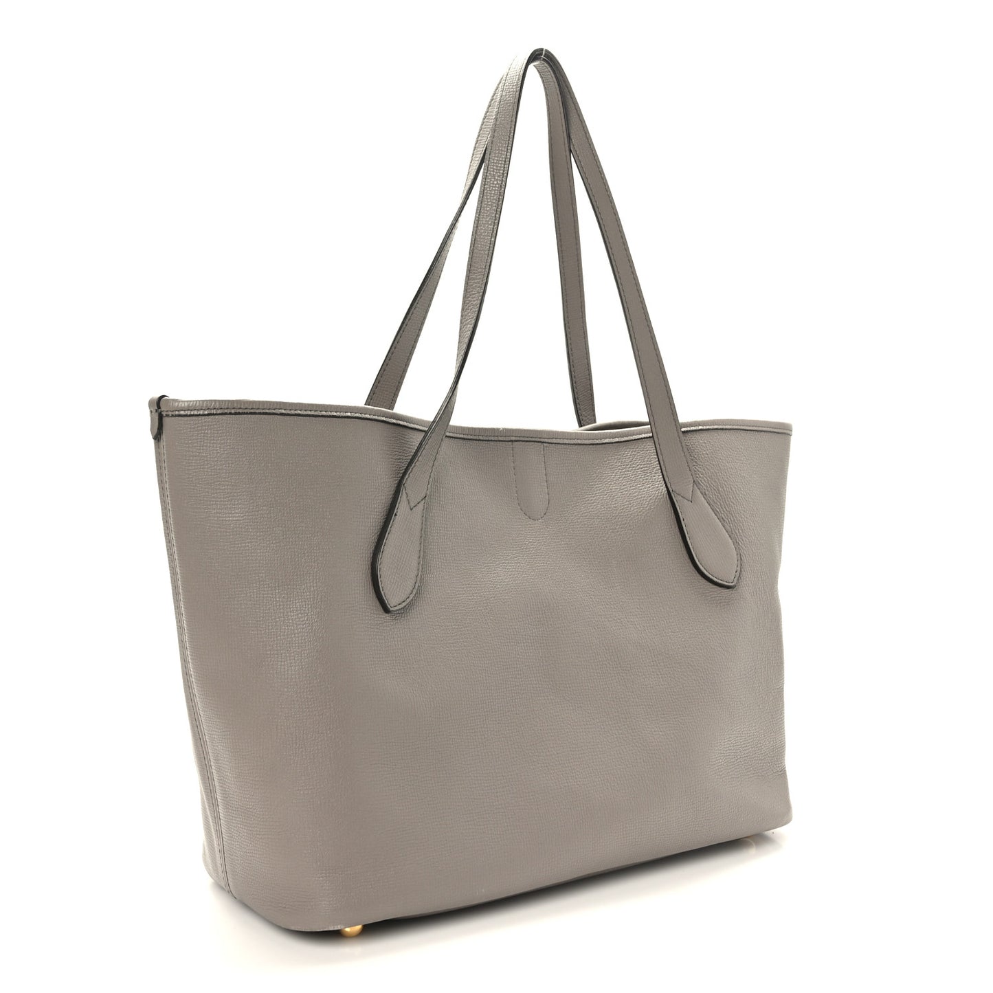 Grainy Calfskin Medium Honeybrook Tote Thistle Grey