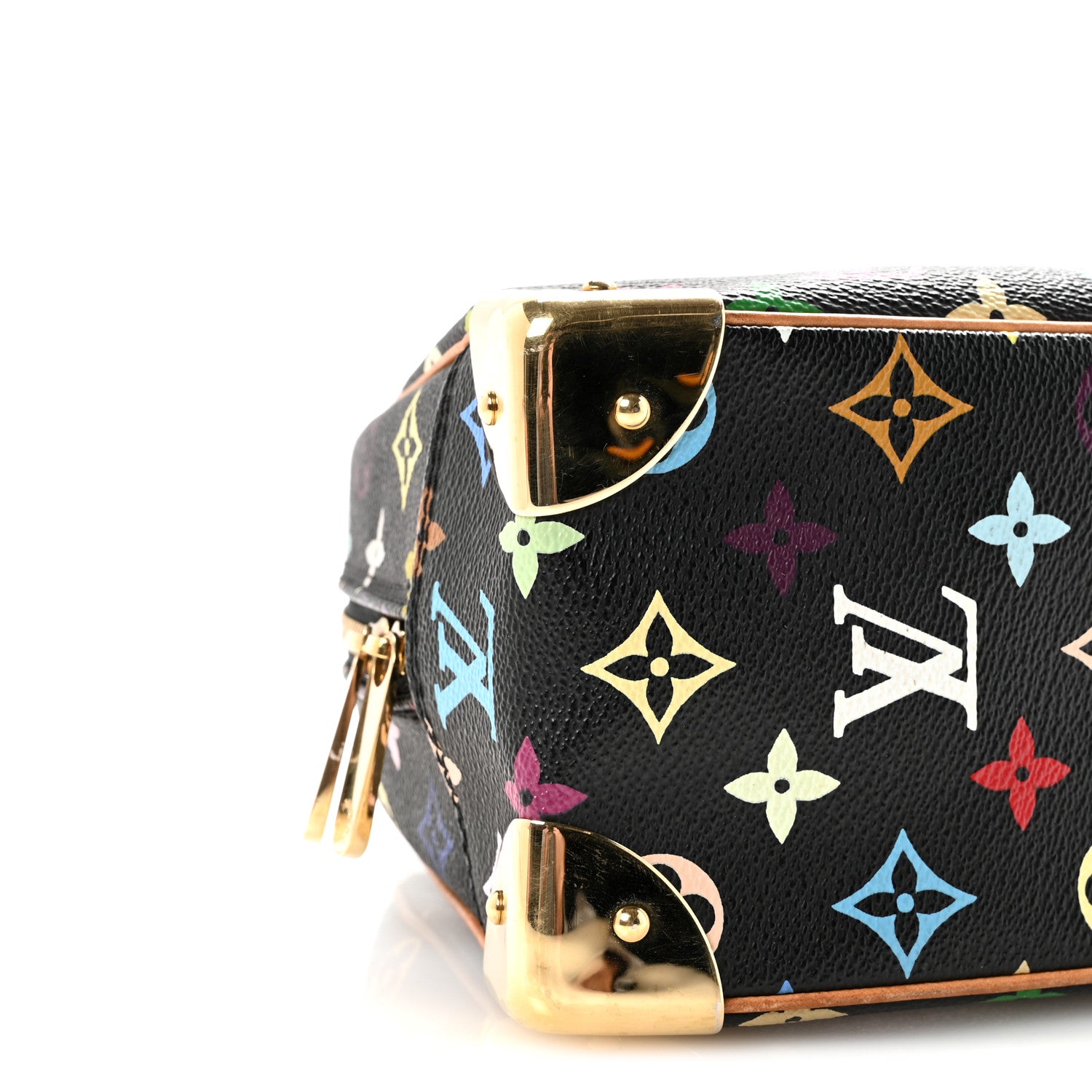 Louis Vuitton Monogram Multicolor Trouville Black 8 of 9