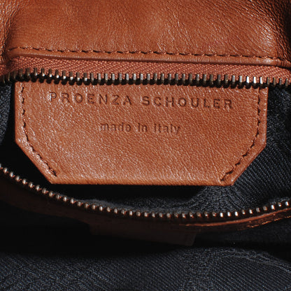 Proenza Schouler Lambskin PS1 Medium Satchel Saddle 7 of 8