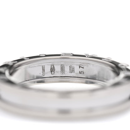 Bulgari 18K White Gold B.Zero1 One-Band Ring 57 8 4 of 4