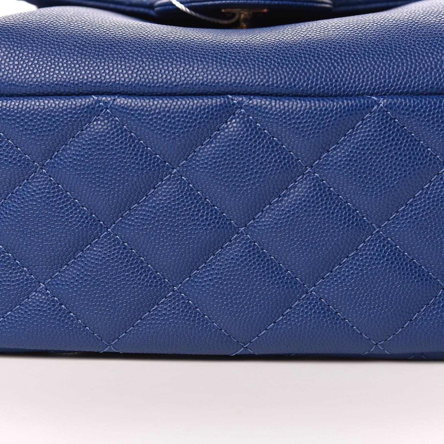 Chanel Caviar Quilted Large CC Day Backpack Blue 10 of 13