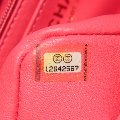 Chanel Lambskin Quilted Valentine Charms Medium Single Flap Pink 7 of 8