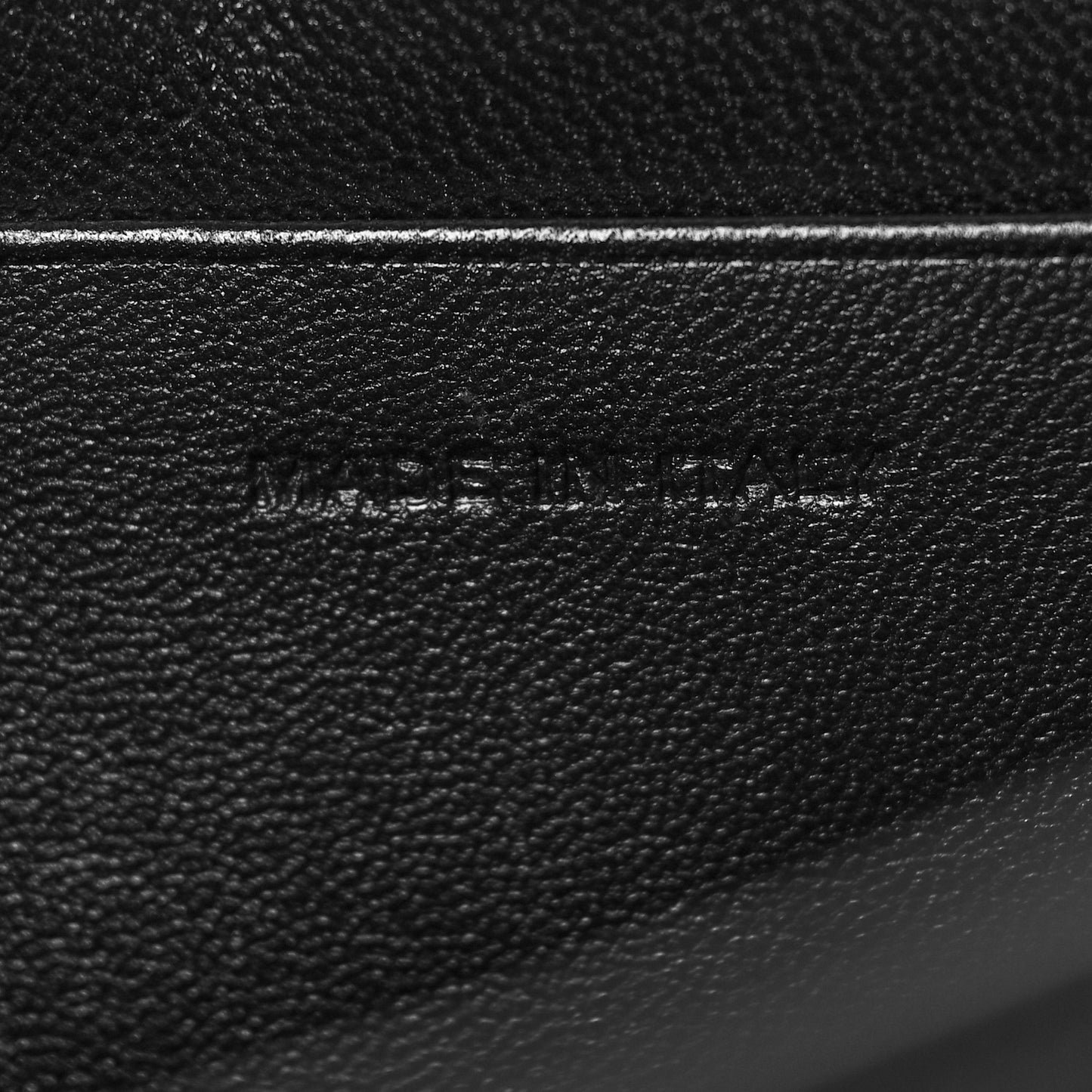 Grain De Poudre Monogram Cassandra Chain Wallet Black